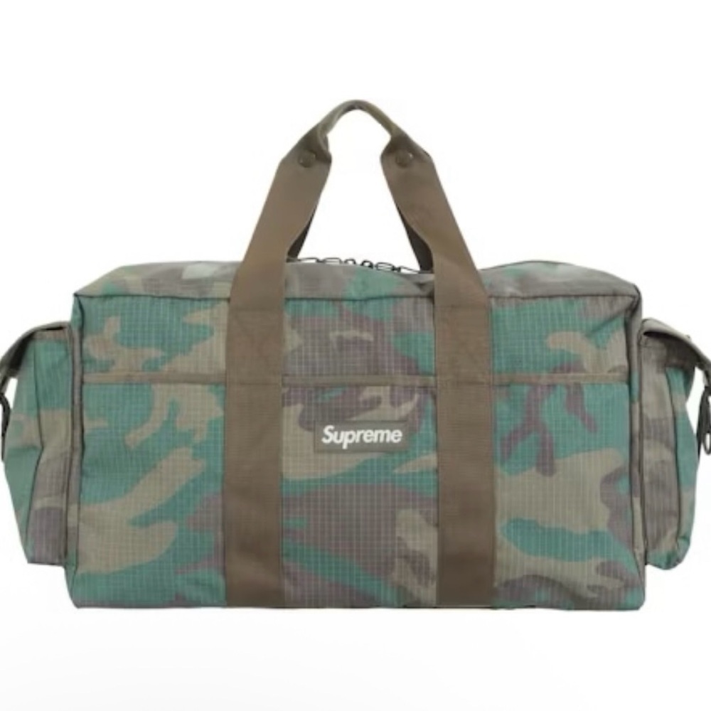 Supreme Duffle Bag 3M  (SS24) Woodland Camo